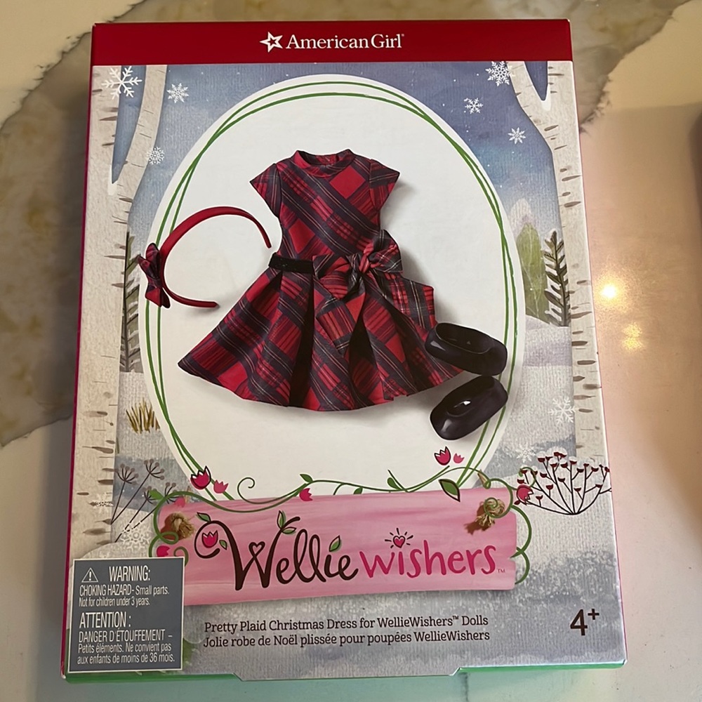 American Girl Brand New Wellie Wishers Dress